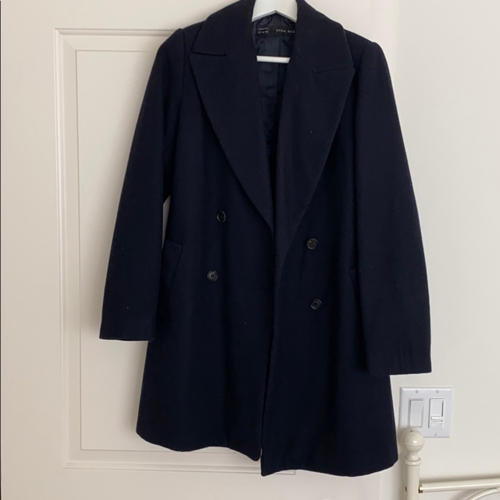 Zara Navy/Black Coat